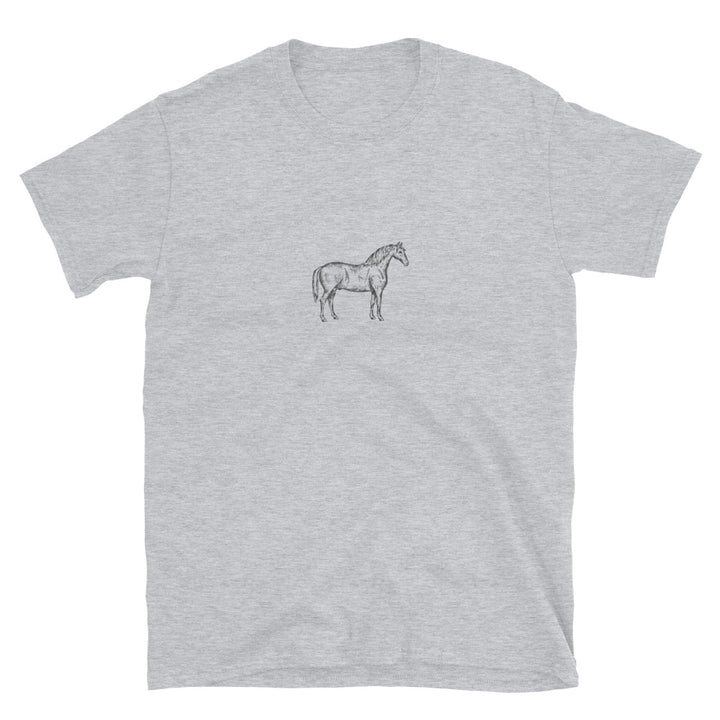 Minimalist Horse Shirt - No Ground - Unisex - Basic Colors