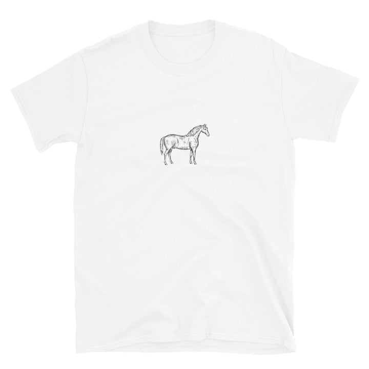 Minimalist Horse Shirt - No Ground - Unisex - Basic Colors