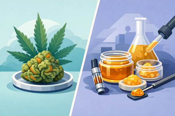 Type 2 Flower vs Concentrates: What Fits?