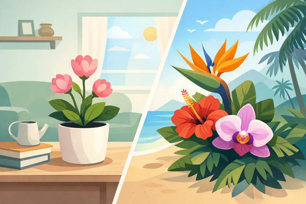 Indoor Flower vs Exotic Flower Compared