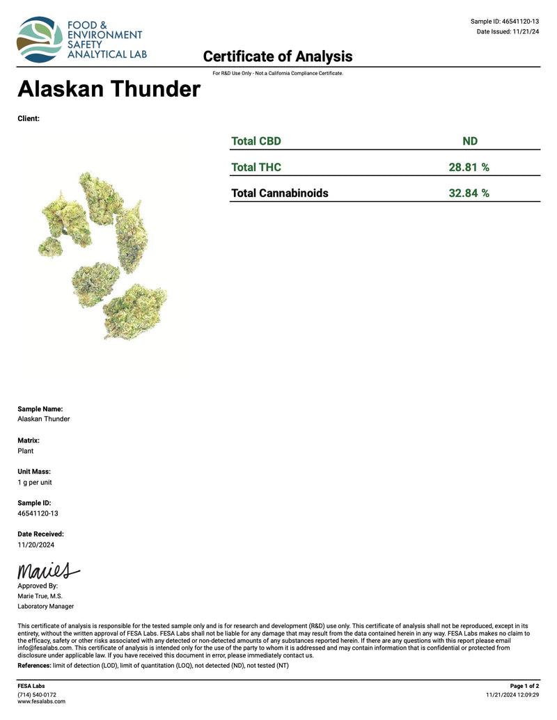 Indoor Alaskan Thunder