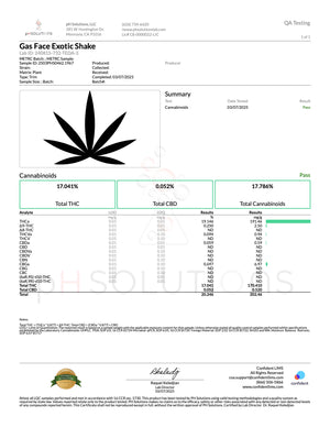 Indoor Gas Face Shake/Trim