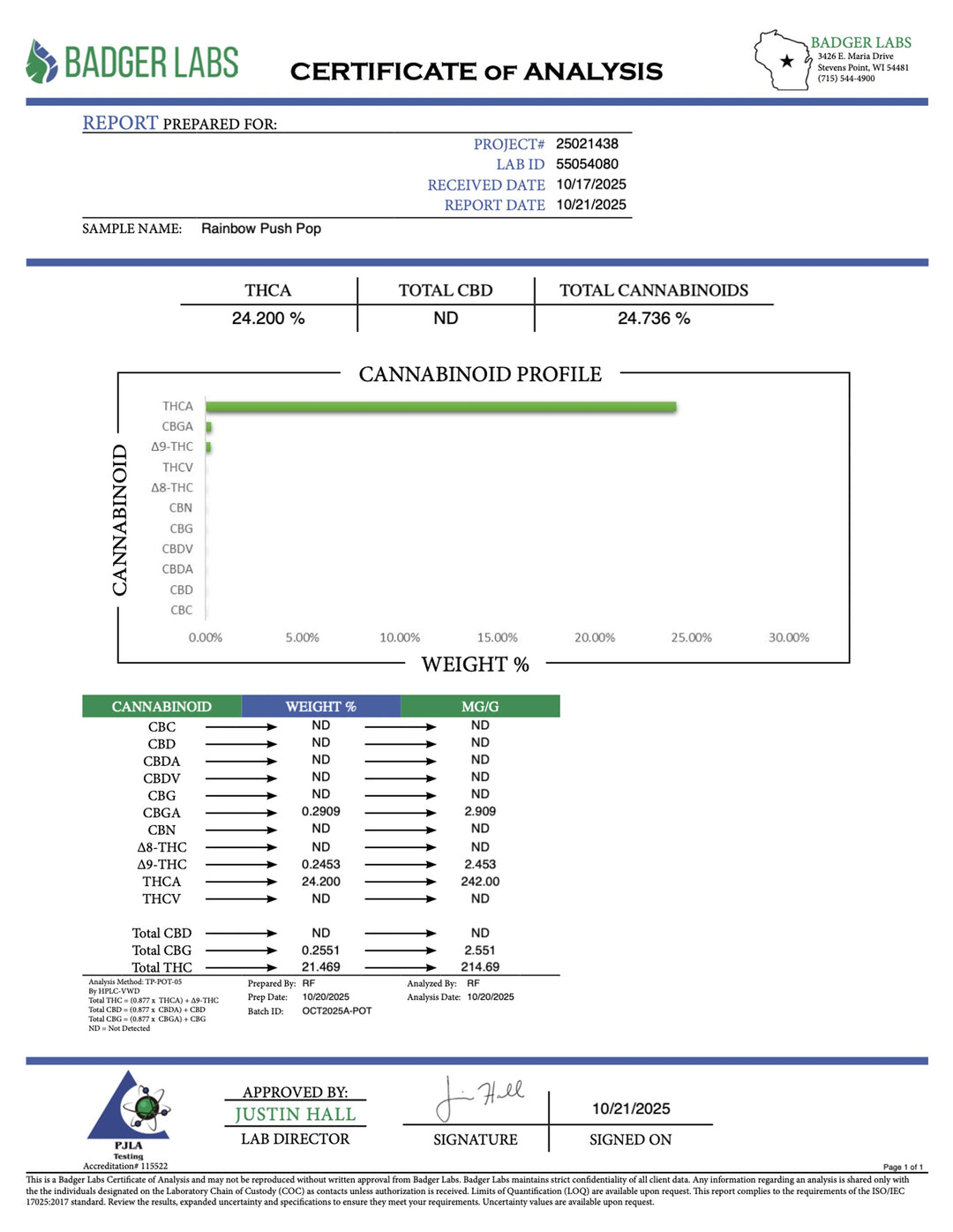 Indoor Rainbow Push Pop Exotics