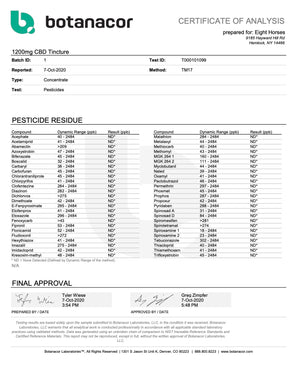 Full Spectrum CBD Tincture - Maximum Strength - Mint Flavor