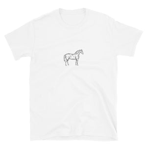 Minimalist Horse Shirt - No Ground - Unisex - Basic Colors